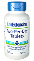 Life Extension Two Per Day Multivitamine   120 Caps
