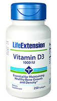 Vitamine D3 1000 Iu (90 Softgels)   Life Extension