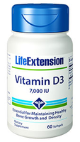 Life Extension Vitamine D3 7,000 Iu   60 Caps