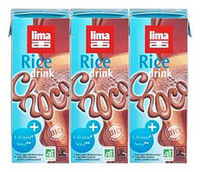 Lima Rice Drink Choco Calcium Tht 3stuks
