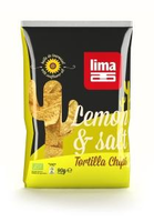 Lima Tortilla Chips Lemon & Salt Bio 90g