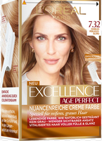 L'oreal Excellence Haarverf   Age Perfect Nr. 7.32 Donker Parel Goudblond