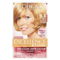L'oreal Haarverf Excellence Crème Permanente Haarverf 9.3 Goud Blond