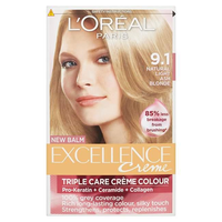 L'oreal Haarverf Excellence Permanente Haarverf Crème Nr. 9.1 As Blond