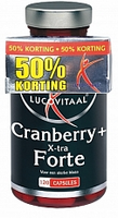 Lucovitaal Cranberry X Tra Forte Capsules 50% Korting 120caps