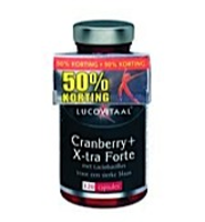Lucovitaal Cranberry+xtra +50% Extra 120cap