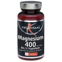 Lucovitaal Magnesium 400 L Tryptofaan   60 Capsules