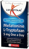 Lucovitaal Melatonine L Tryptofaan 5 Mg (30tb)