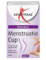 Lucovitaal Menstruatie Cup Maat A   1 Stuk
