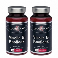 Lucovitaal Visolie & Knoflook Supplementen   2x90 Capsules