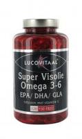 Lucovitaal Voedingssupplementen Super Visolie Omega 3 6 120+30 Gratis Capsules