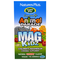 Magkidz, Children's Magnesium, Natural Cherry Flavor (90 Animals)   Nature's Plus