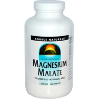 Magnesium Malate  1250 Mg (360 Tablets)   Source Naturals