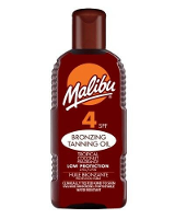 Malibu Bronzing Tanning Oil Spray Spf4   200 Ml