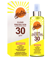 Malibu Clear Protection Zonnebrand Spray Spf30   250 Ml