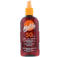 Malibu Droge Olie Spray Spf 50   200 Ml