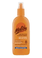 Malibu Zonnebrand Lotion Spray Spf 8   200 Ml