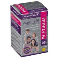 Mannavital Vitamine D3 Platinum Pearls 90 Parels
