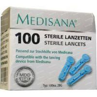Medisana Meditouch Lancetten 100 Stuks