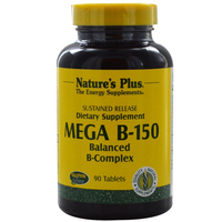 Mega B 150, Balanced B Complex (90 Tablets)   Nature's Plus