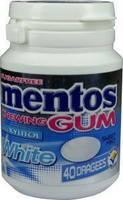 Mentos Gum Sweetmint White Pot (40st)