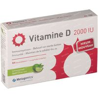 Vitamine D3 2000iu 84 Tabletten