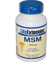 Msm 1000 Mg (100 Capsules)   Life Extension