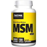 Msm 1000 Mg (100 Vegetarian Capsules)   Jarrow Formulas