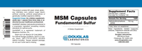 Msm Capsules Met Zwavel (90 Capsules)   Douglas Laboratories
