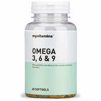 Omega 3, 6 & 9 (60 Softgels)   Myvitamins