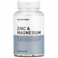 Zinc & Magnesium (90 Capsules)   Myvitamins