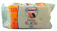 Nenuco Doekjes Dermo Sensitive 108stuks