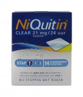 Niquitin Nicotinepleisters Clear 21mg Stap1 14 Stuks