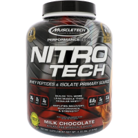 Nitro Tech Whey Protein Powder Milk Chocolate, 1.81kg   Muscletech