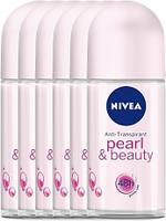Nivea Deodorant Deo Roll On Pearl And Beauty 6x50ml
