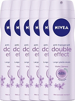 Nivea Deodorant Deospray Double Effect 6x150ml