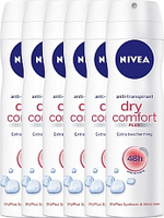 Nivea Deodorant Dry Spray Female 6x150ml