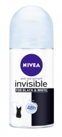 Nivea Deoroller Invisible Black & White Pure 50ml