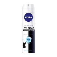 Nivea Invisible Black & White Pure Deospray Voordeelverpakking