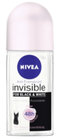 Nivea Invisible Deo Roller   Anti Transpirant Black & White 50ml