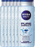 Nivea Men Pure Impact Douchegel 6x500ml