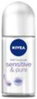Nivea Pure & Sensitive Deodorant Roller   50 Ml