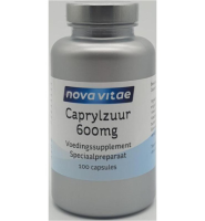 Nova Vitae Caprylzuur 600 Mg (100ca)