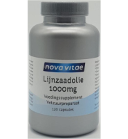 Nova Vitae Lijnzaadolie 1000 Mg Puur (flaxseed Oil) (120ca)