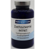 Nova Vitae Zoethoutwortel Extract Dgl (100tb)