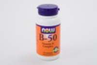 B 50 Vitamine B Complex (100 Vegicaps)   Now Foods