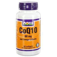 Coq10 60 Mg Met Omega 3 Visolie (60 Softgels)   Now Foods