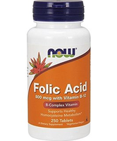 Now Foods Folic Acid 800 Mcg   250 Caps