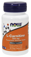 Now Foods L Carnitine 500 Mg   60 Caps