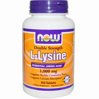 Now Foods, L Lysine, 1,000 Mg, 100 Tablets